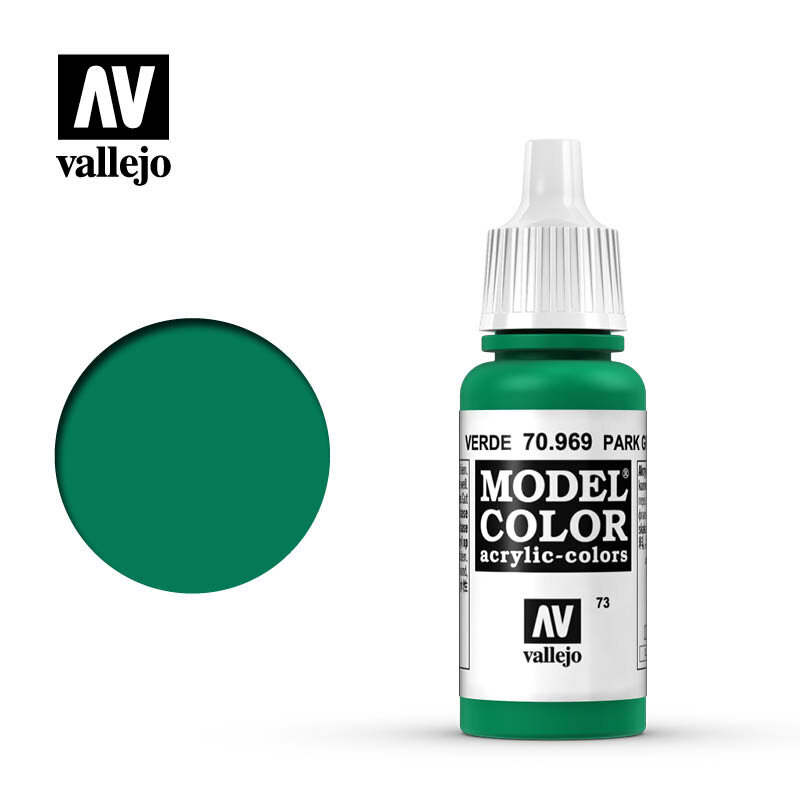 Краска Vallejo серии Model Color - Park Green Flat 70969 17 ml