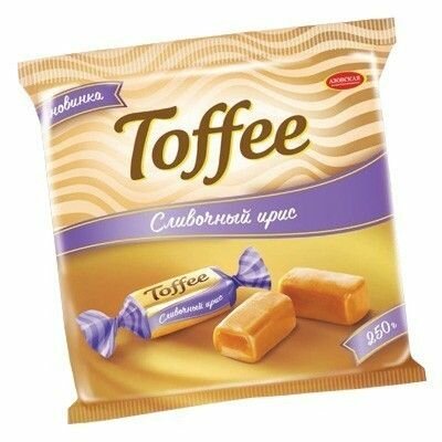 Ирис сливочный "Toffee" Азовская кондитерская фабрика 250 гр.