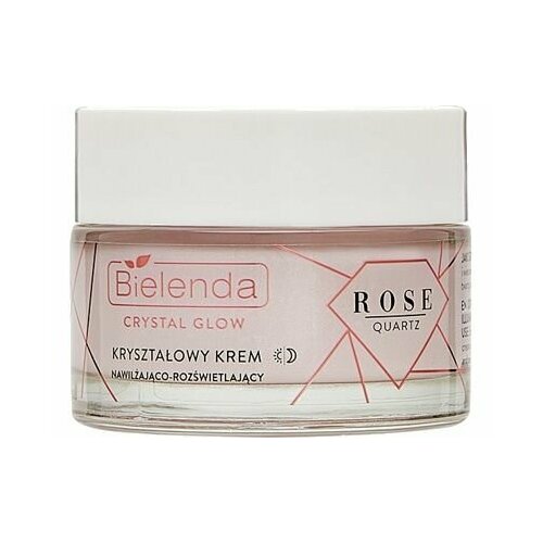 Увлажняющий крем для лица BIELENDA CRYSTAL GLOW ROSE QUARTZ