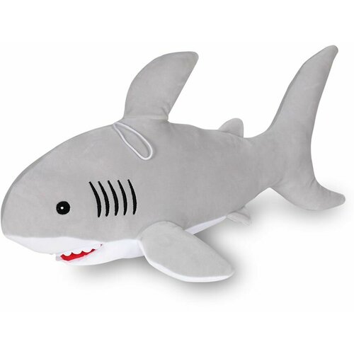 Мягкая игрушка Акула Акулина серая акула акулина д100 6609 гл 100