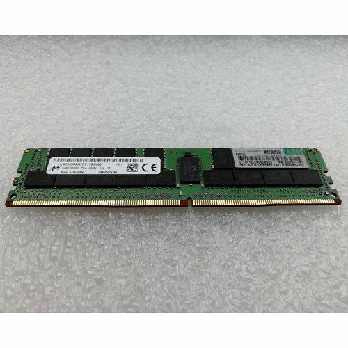 Оперативная память HP 815101-B21 64G 2666MHz DDR4 LRDIMM серверная 850882-001 840759-091 Quad Rank x4 PC4-21300 CAS-19 1990000₽