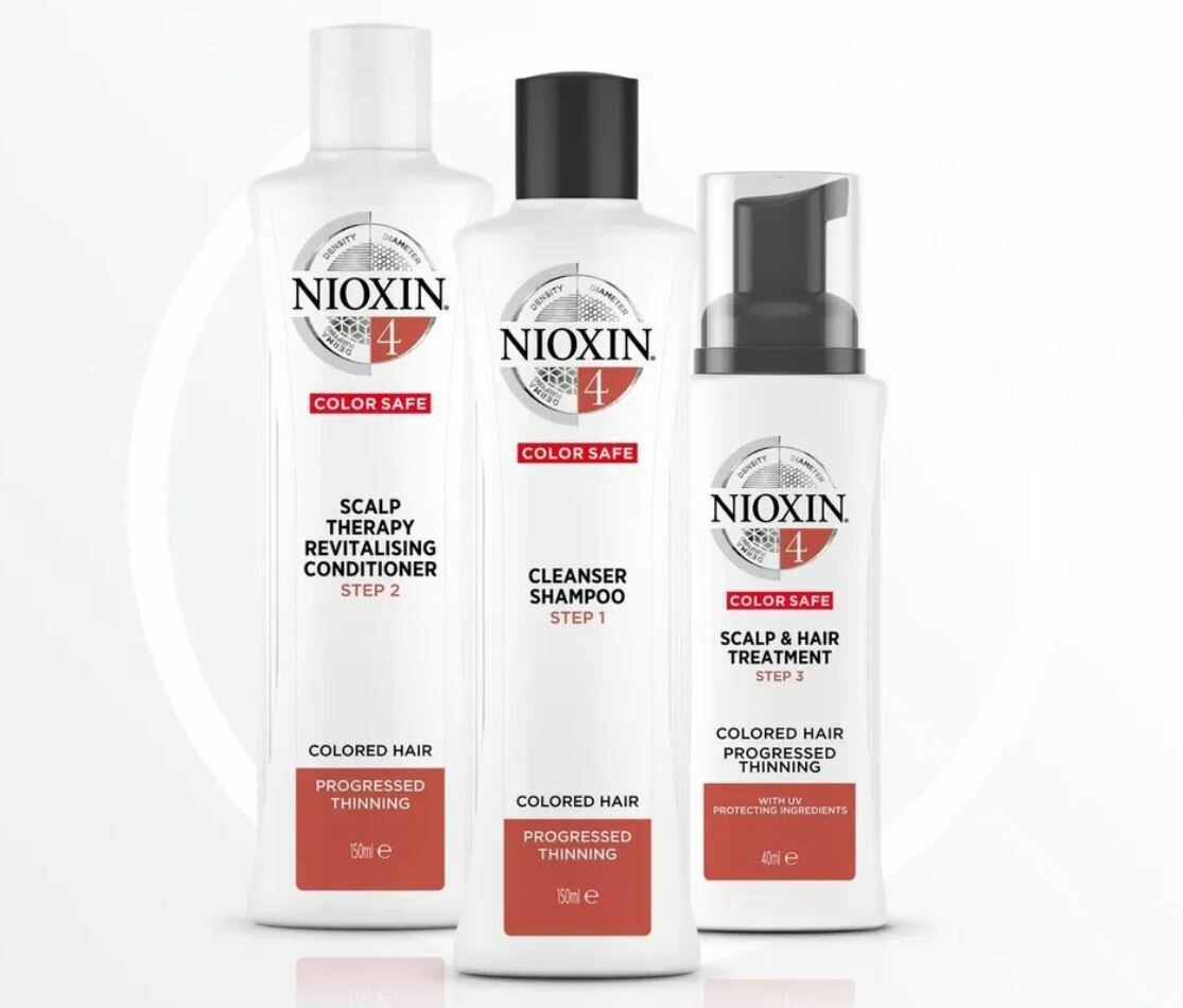 NIOXIN, System 4, Набор для окрашенных источенных