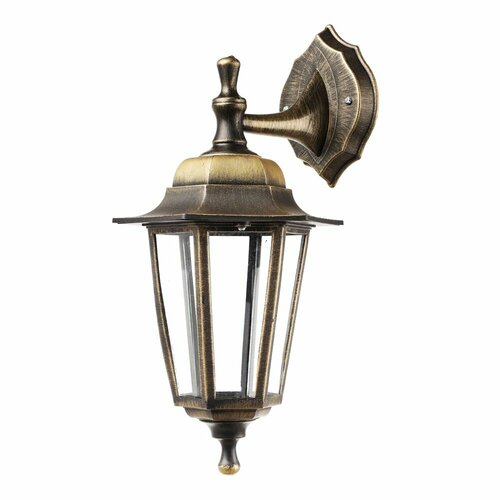 Светильник уличный Петербург 1х60 Вт Е27 настенный вниз IP44 бронза 1869₽