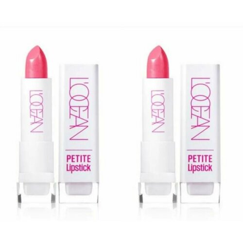 L ocean Помада для губ, Petite Lip Stick #12, Pink Pearl Sirius, 3,7 г, 2 шт.