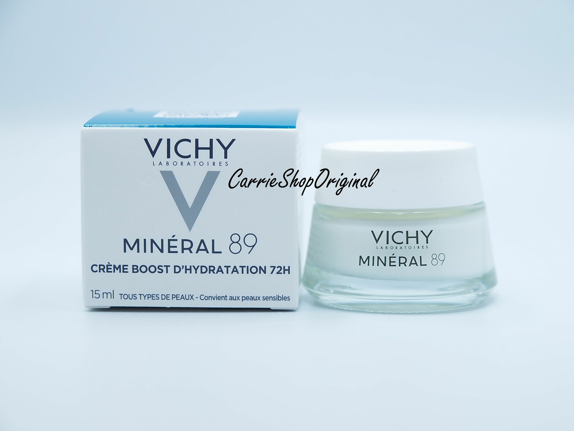 Vichy Mineral 89 Интенсивно увлажняющий крем 72ч для всех типов кожи, 15 мл