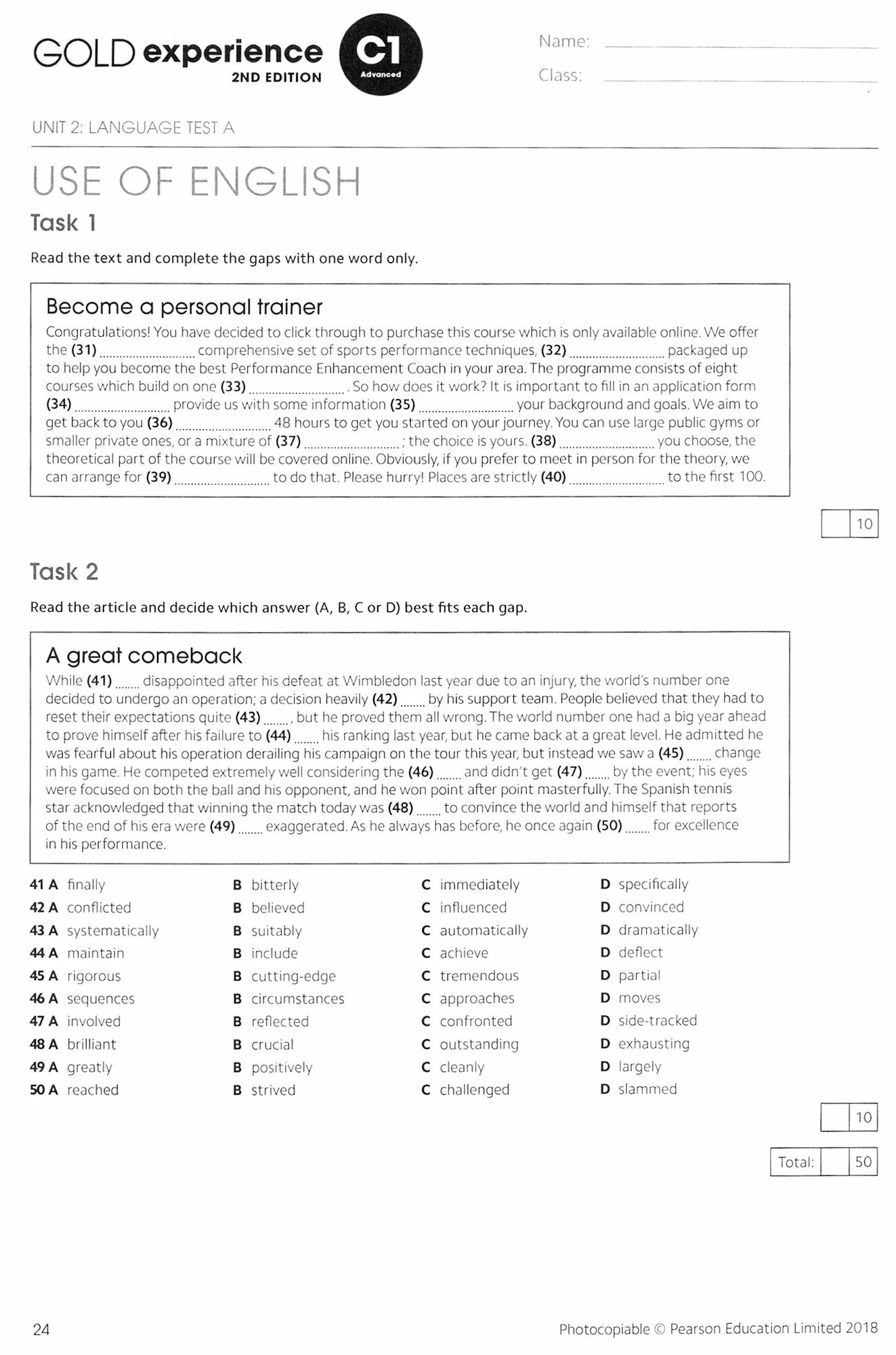 Gold Experience C1. Teacher's Resource Book - фото №2