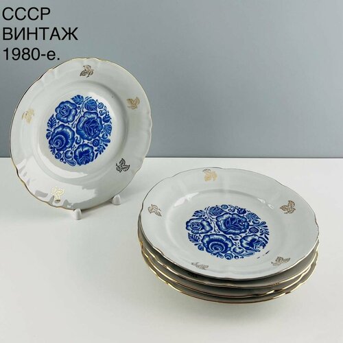 Винтажные десертные тарелки 