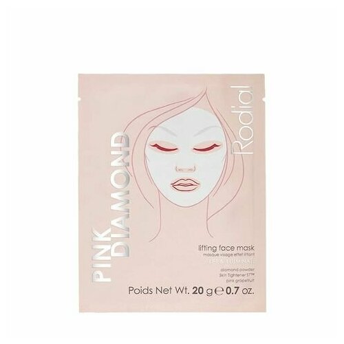 RODIAL Маска для лица с лифтинг-эффектом Pink Diamond Instant Lifting Face Mask