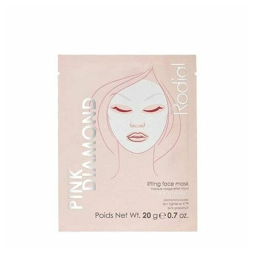 RODIAL Маска для лица с лифтинг-эффектом Pink Diamond Instant Lifting Face Mask 4490₽