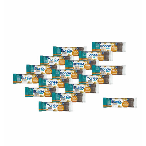 Лакомство Monge Gift Immunity support для собак всех пород Мясные батончики с кроликом нуклеотидами и бета-глюканами для поддержки иммунитета 40 г х 16 шт 4375₽