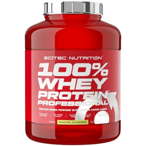 Scitec Nutrition 100% Whey Protein Professional 2350 гр (банан)