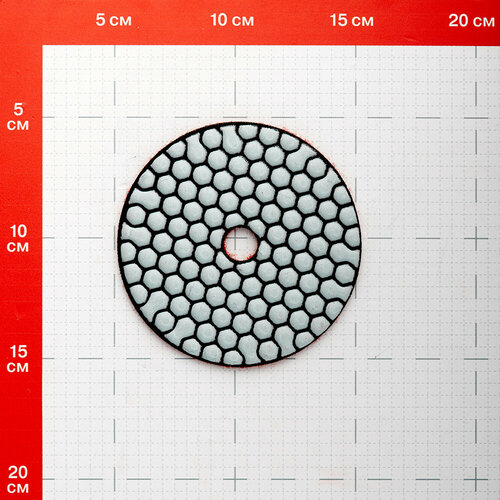 Круг алмазный шлифовальный по камню Rage by Vira гибкий d100 мм P400 для сухого шлифования 1180₽