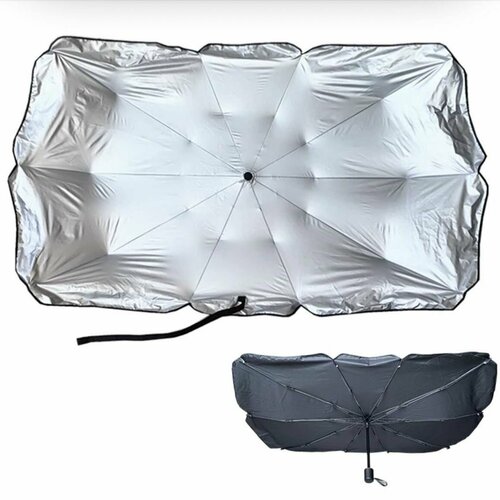 Солнцезащитный экран на лобовое стекло автомобиля 145х80 см 1099₽