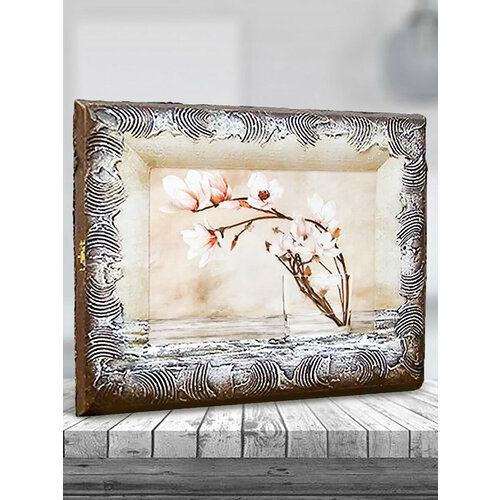 Ключница настенная закрытая деревянная 15х20 (24х29х6) Декарт мужская женская декор из дерева ручная работа в интерьер