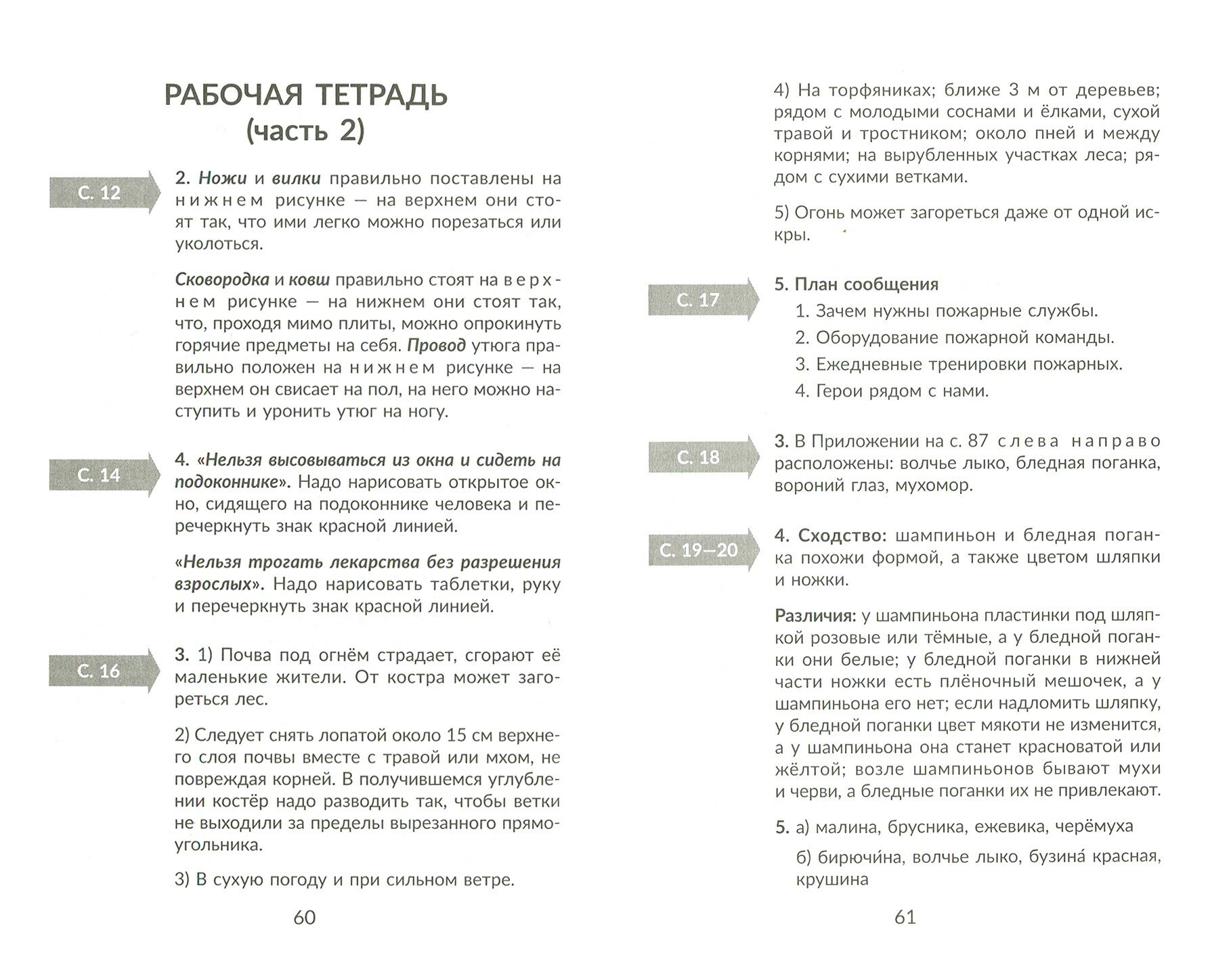 Окружающий мир. Готовые домашние задания. 1-4 классы (по учебникам и рабочим тетрадям А.А. Плешакова) - фото №5