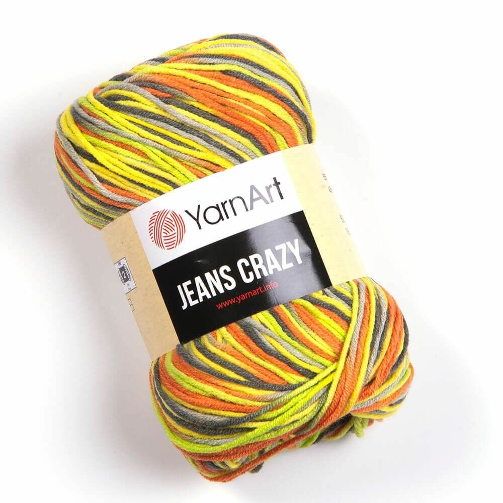 Пряжа YarnArt Jeans Crazy 7201 (10 мотков по 50 гр.)