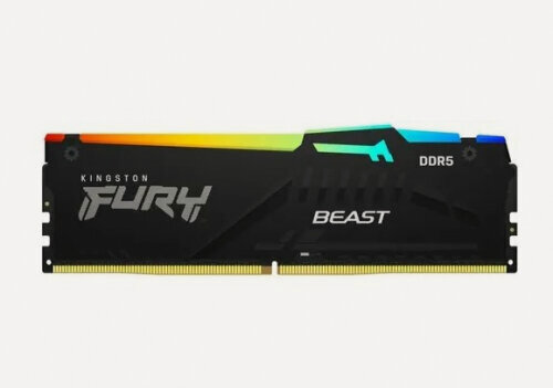 Изображение товара Оперативная память Kingston DIMM FURY Beast Black RGB 16GB DDR5-5600 (KF556C36BBEA-16)