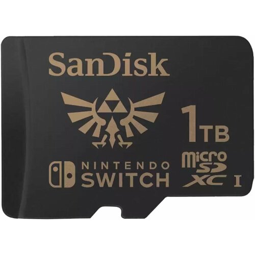 Карта памяти 1Tb MicroSD SanDisk Nintendo Switch (SDSQXAO-1T00-GN6ZN) Черный