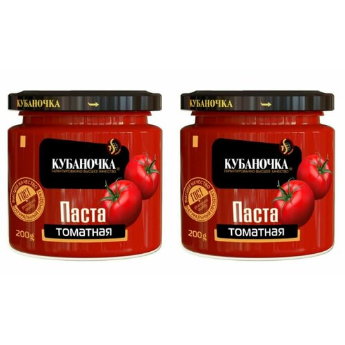 Кубаночка Паста томатная, 200 г, 2 шт