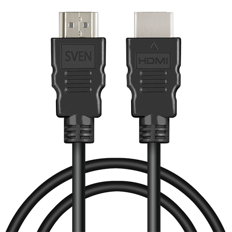 Кабель HDMI 1.8м Sven SV-016548 круглый черный - фото №9
