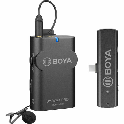 микрофон boya by wm4 pro k5 1643 Двухканальный беспроводной микрофон нового для устройств с разъемом USB Type-C Boya BY-WM4 PRO-K5