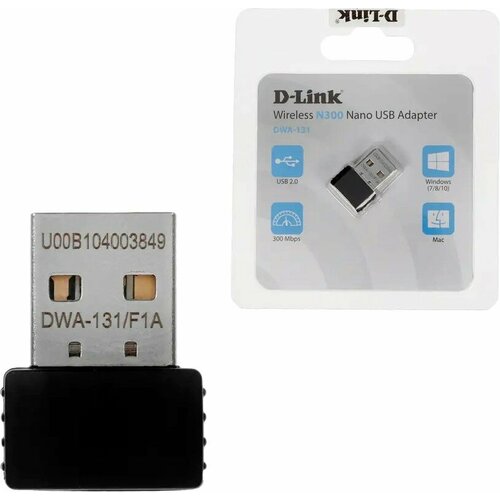 D-Link DWA-171/RU/D1A Беспроводной двухдиапазонный USB-адаптер AC600 сетевой адаптер wifi d link dwa 171 ru usb 2 0 [dwa 171 ru d1a]