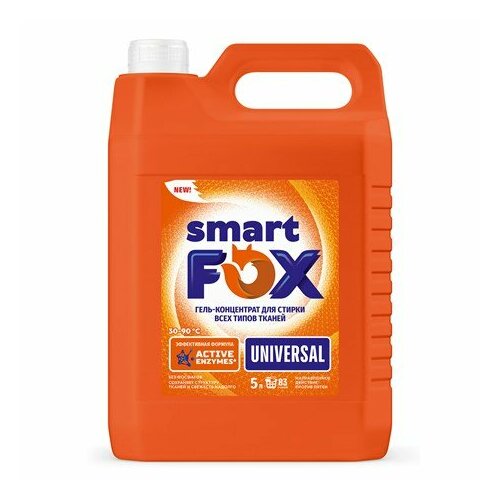 Гель для стирки Smart Fox Universal, 5л
