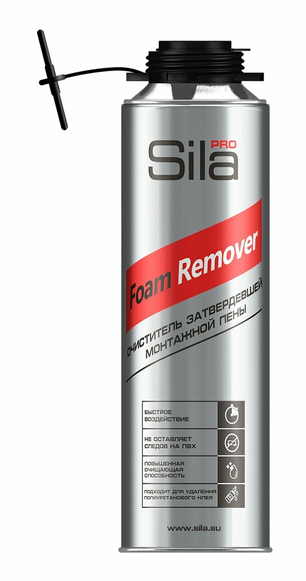 Очиститель затвердевшей монтажной пены SILA PRO FOAM REMOVER (500мл/340гр)