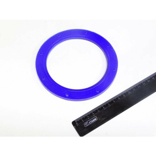 Прокладка бензобака /2110-инж/ 1,5 дв. с/о (под бензонасос) силикон синий 21082-1101138