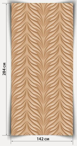 Изображение товара Мраморные обои 3D Розовые Панели, лист 142х284 см, 4,033 кв. м, толщина 2 мм, подходит для наружной и внутренней отделки, экологичный, состоит из натуральной мраморной кроошки