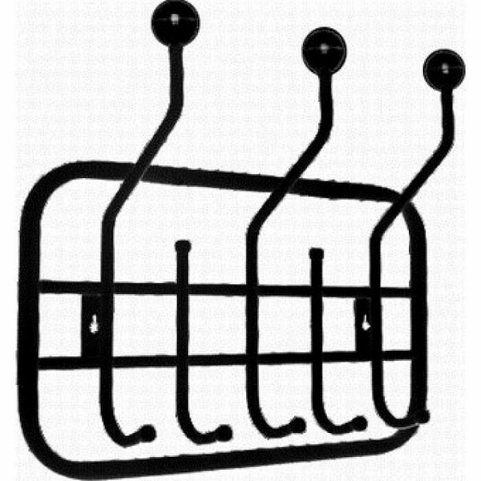 Вешалка настенная ТС-1 (Черный)