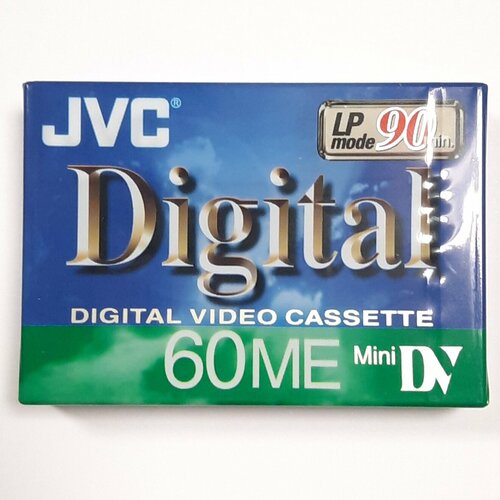 Цифровая видео кассета mini DV JVC DVM60, M-DV60ME. чистящая кассета mini dv jvc