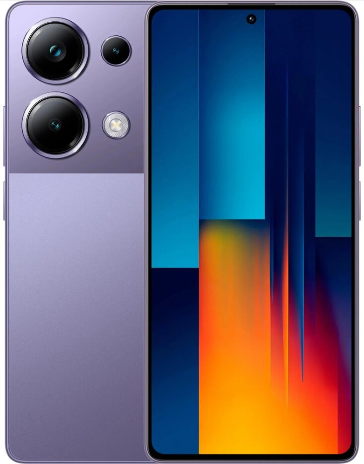 Смартфон Xiaomi POCO M6 Pro 8/256 ГБ Global, Dual nano SIM, фиолетовый