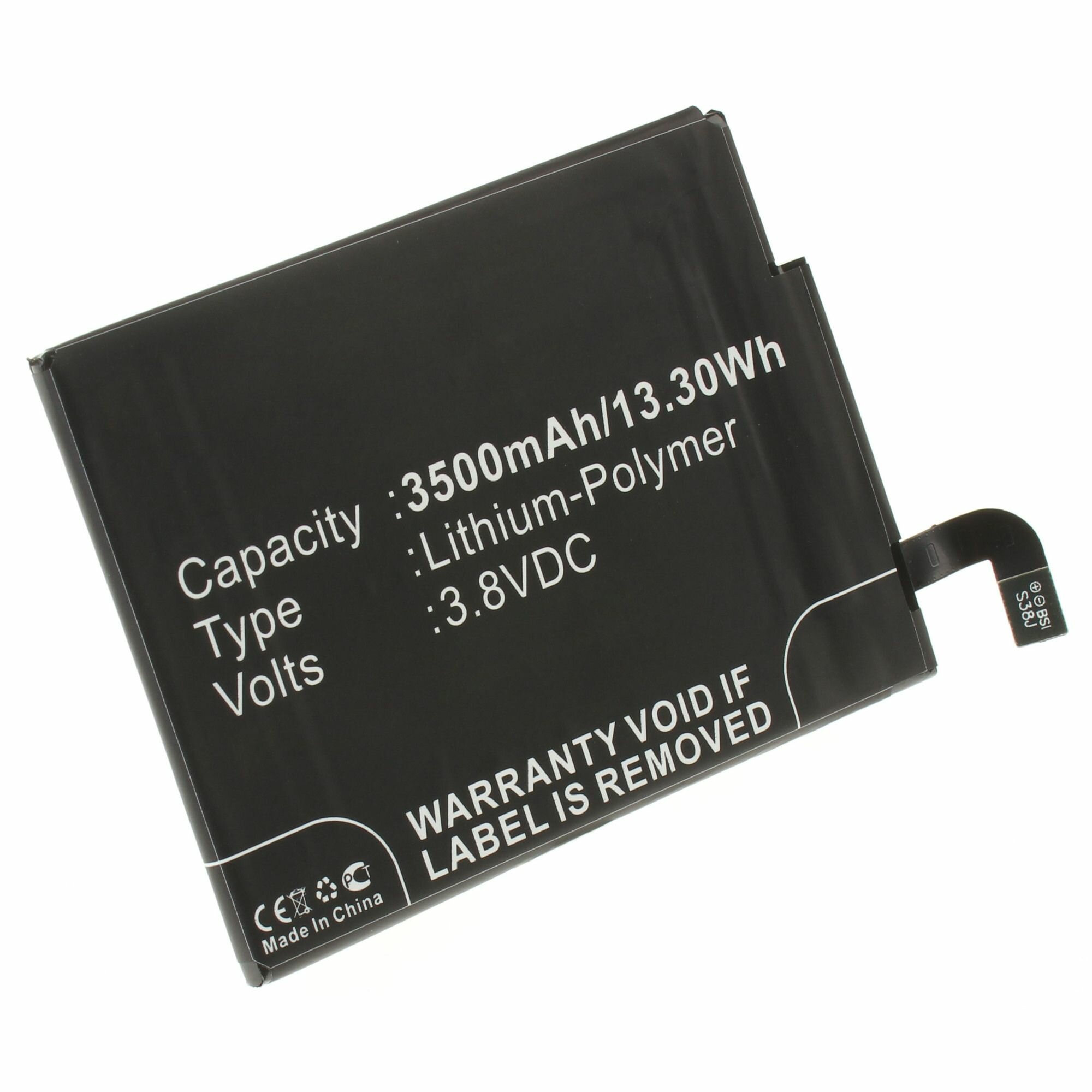Аккумуляторная батарея iBatt 3500mAh для Nokia BV-4BW, Lumia 1520, Lumia 1320,