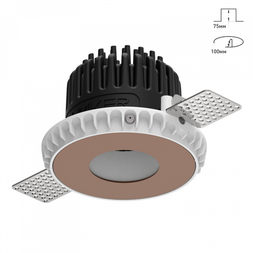 Светильник SWG Combo 20 Magnet с Черно Бронзовой Накладкой Power 10Вт Белый под Шпатлевку СВГ 9077₽