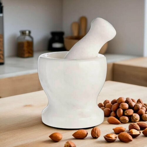 Ступка с пестиком из камня средняя 250 мл 1333₽