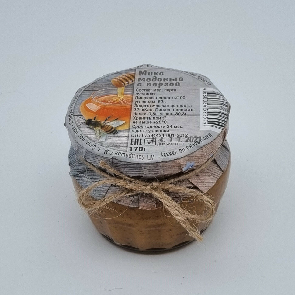 Мед с пергой 170гр