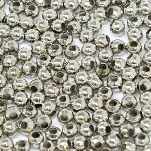 Бусины металлические 