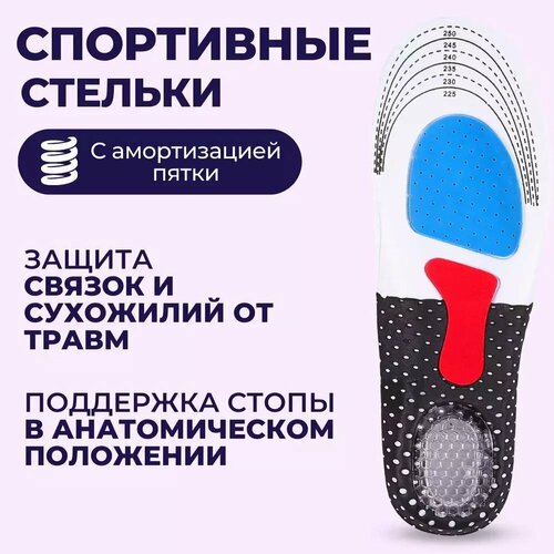 Спортивные стельки с амортизацией пятки 500₽