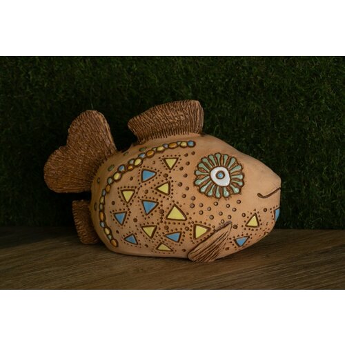 Рыба расписная копилка ручной работы 2000₽