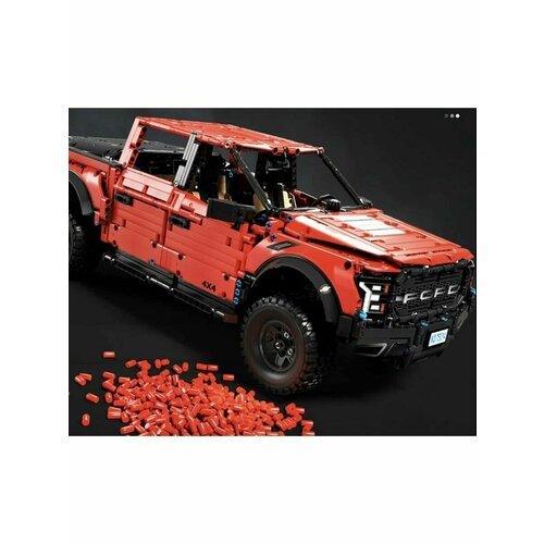 Конструктор Техника Форд F-150 Внедорожник Раптор красный3249 деталей 18300₽