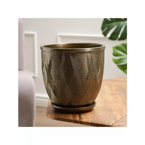 Горшок цветочный Греция с поддоном 5л 1406₽