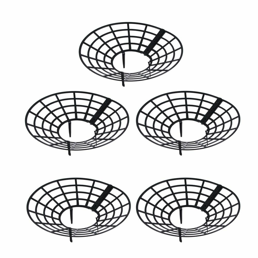 Подставка под клубнику черная 28,5см, 5шт