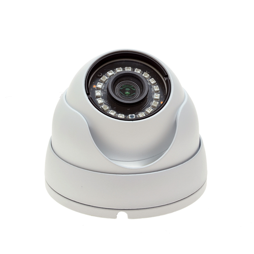 Уличная купольная мультиформатная AHD-камера видеонаблюдения 2Мп с фиксированным объективом антивандальная со встроенной ИК-подсветкой до 20 м MicroVision MV-H222M 36 220000₽