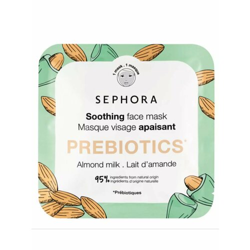 Маска для лица С пребиотиком миндальное молоко 1250₽