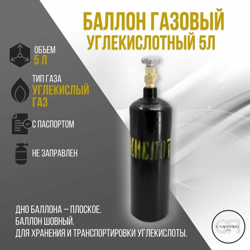 Баллон углекислотный 5 л.