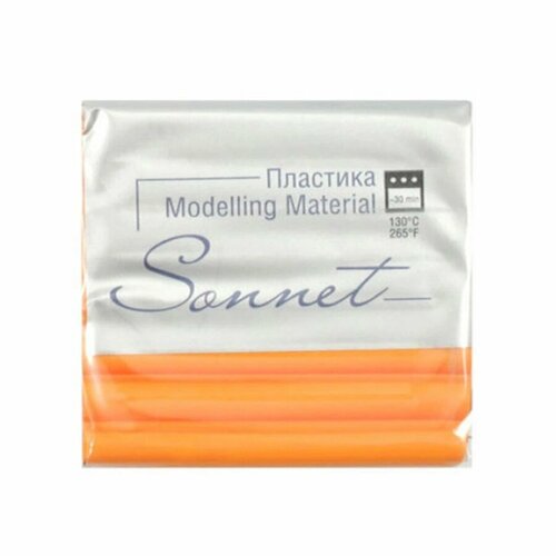 Полимерная глина пластика Сонет цвет желтый брус 56 г 177₽
