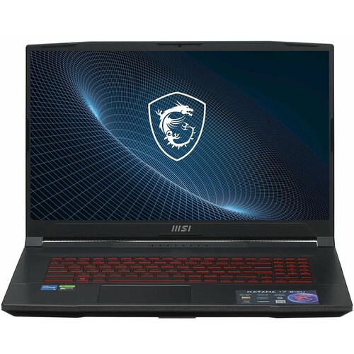 173 Ноутбук MSI Katana 17 B12UCR-822RU черный 21399900₽