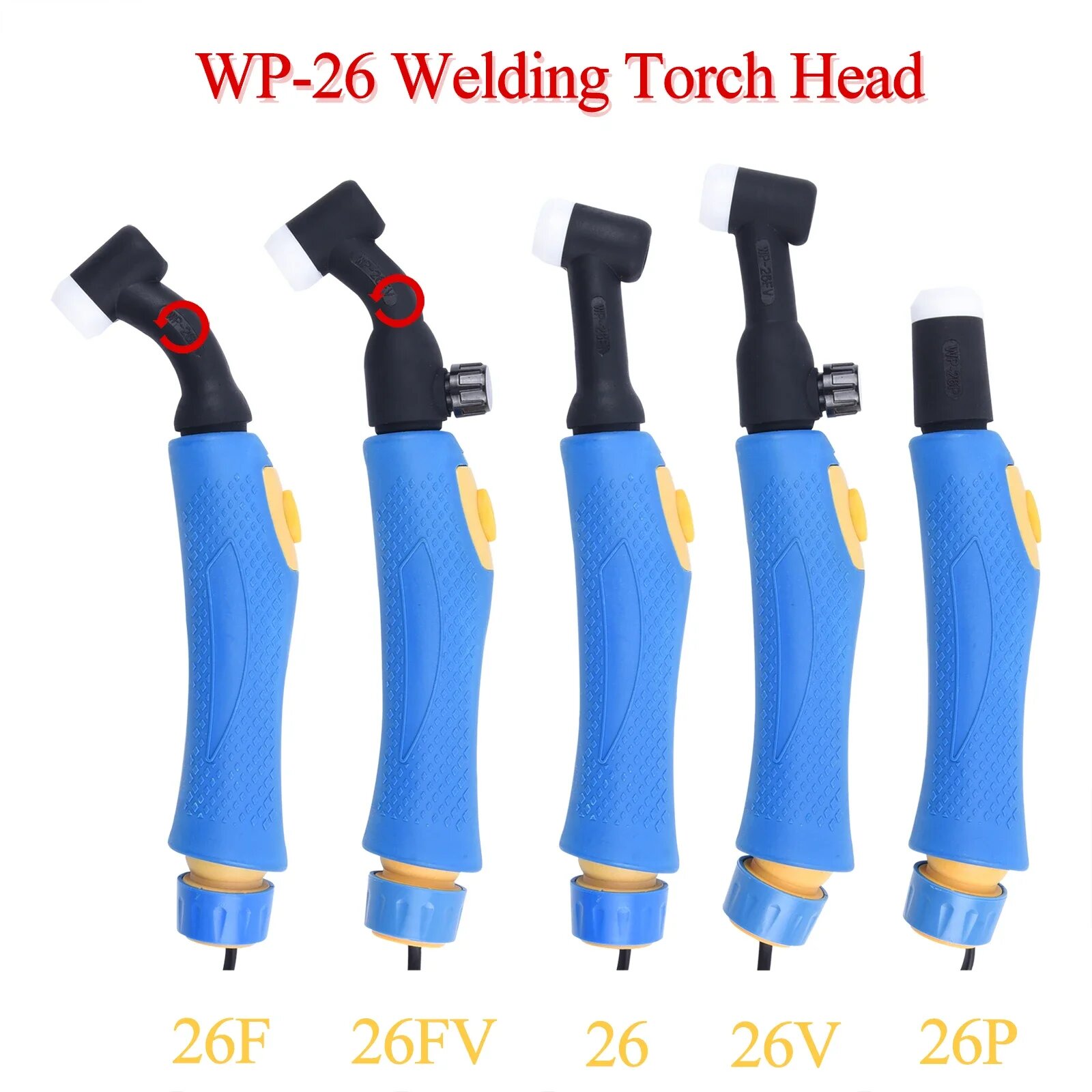 WP26 WP26F WP26V WP26FV WP26P SR26 SR26F SR26V SR26FV Корпус горелки TIG с воздушным охлаждением Голова человека Инженерный дизайн Вращающийся 250 А WP26P-Pen