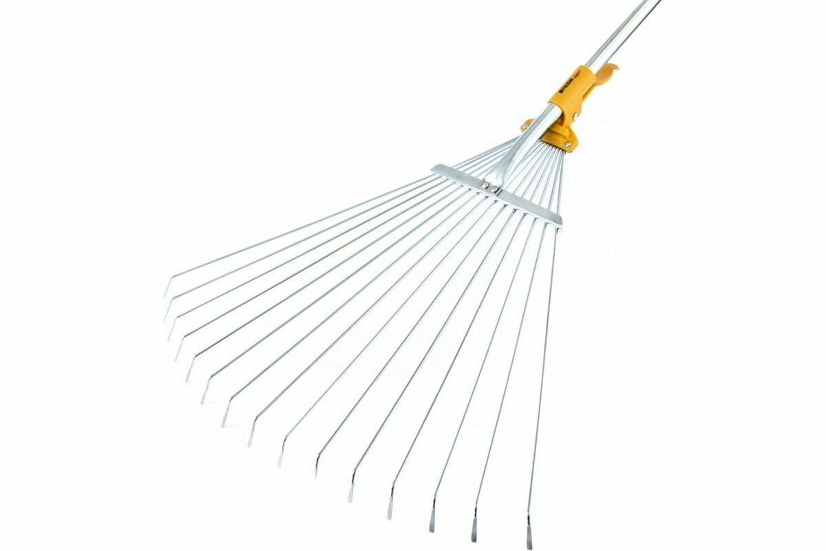 фото Грабли веерные "PALISAD" телеск, 15-зубые, плоский зуб